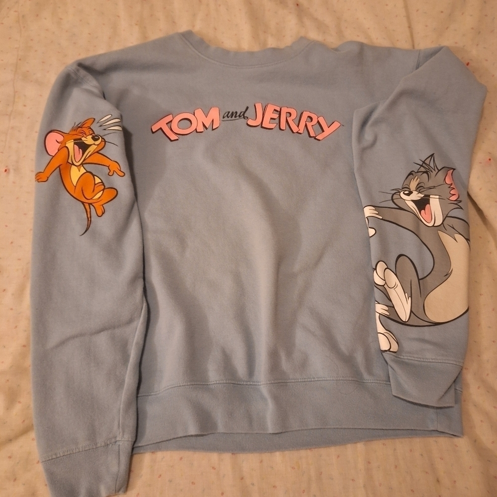 Tom and Jerry Women's Sweatshirt Size Large